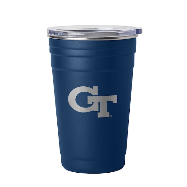 Logo Brands Georgia Tech 22oz Etch Stainless Cup 143-S22TC-9 - main